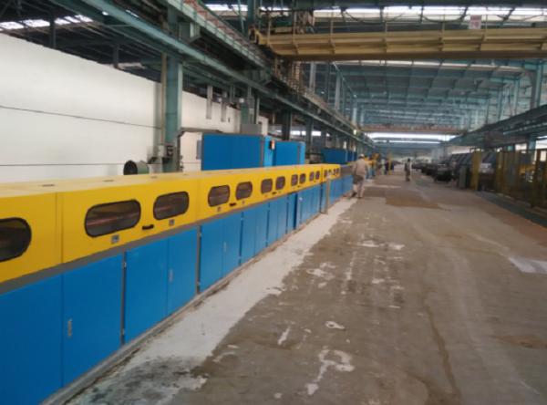 8mm-16mm spring wire water quenching IGBT induction tempering line for making automobile springs