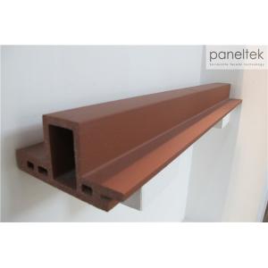 Triangular Form Terracotta Baguette System , Architectural Sunshade Louvers