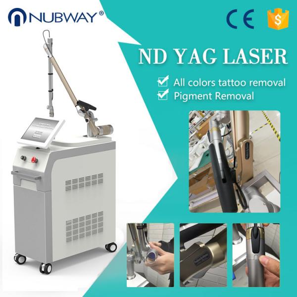 Long life use high end quality Korea arm imported Q switch Nd Yag Laser Tattoo