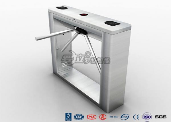 Biometric Stainless Steel Turnstile Tripod With RFID Access Control System