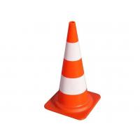 China Parking PVC Traffic Cone Orange Safety Roadway Construction Temporary Signage on sale