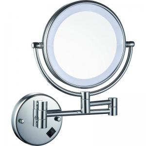 LED Hotel Magnifying Mirror Hotel Amenities Supplies Wall Mounted Makeup Mirror