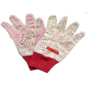 China Reusable Industrial Work Gloves , Cotton Knitted Gloves Fabric Cotton Drill supplier