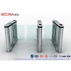 China Brushed Surface Speed Gate Fastlane Turnstile Half Height Turnstile With Fingerprint Reader supplier