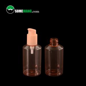 150ml Cosmetic Emulsion Spray Pump Plastic PET Bottle For Shampoo Liquid Skin Care