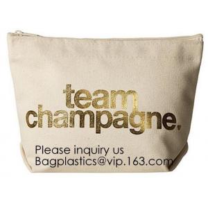 Promotional canvas hand carry makeup bag cosmetic organizer,natural canvas Makeup Bag Cotton Cosmetic Bag, bagease