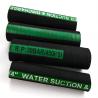 Rubber Water Suction Hose 6 Inch Anti Aging With Helix Steel Wire Reinforcement