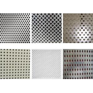 China Stainless Steel Perforated Metal Mesh 0.40 - 5.00MM Thickness supplier
