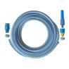 China PVC Garden Hose Pipe Fiber Braided Reinforced With Plastic Connector Fittings wholesale