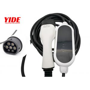 220V Electric Car Connector Plug IP68 16A 7pin Male Temperature Resistance