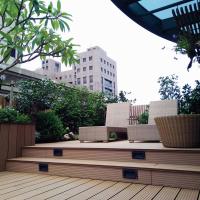China Engineered WPC Floor Tile Outdoor Composite WPC Decking Manufacturer on sale