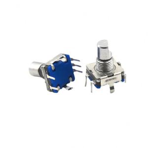 China 12 mm Encoder rotativo botón de pulsador interruptor llaves interruptor componentes electrónicos eje rotativo supplier