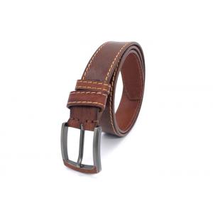 Outdoor Retro Needle Buckle 3.8cm Mens Casual Leather Belt