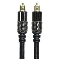 China TOSLINK Optical Audio Cable OD5.0 Blakc Knite Rope Plated Alloy Shell Gold Interface 0.8M 1.2M For Home theatre Soundbar on sale