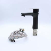China Plated Chrome Deck Mounted Basin Mixer Tap Convenient installation on sale