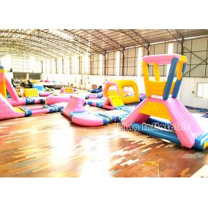China Exclusive Beach Inflatable Water Parks Lake Floating Water Games For Kids supplier