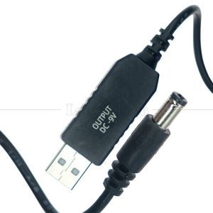 China High Quality USB 5V to 9V DC 5.5x2.1mm 4.0x1.7mm 3.5x1.35mm Jack Boost Step Up Power Converter Cable for Wifi Router Modem on sale