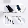 China Custom Slim Attar Display 2ml 3ml 5ml 10ml Parfum Sample Atomizer Glass Perfume Bottle With Crimp Pump wholesale