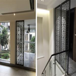 building mateiral construction projects decorative laser cut metal panel screen for interior and exterior