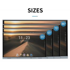 China Interactive LCD Flat Panel Display 4K Android 11 Multi Touch LED Screen Monitor With OPS Slot For Education supplier