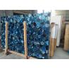 2cm Thickness Natural Blue Agate Slab For Mall Decoration CE Certificated