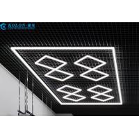 China Hot Seller 6500K hexagonal garage led light ceiling light grid led light garage automotive led on sale