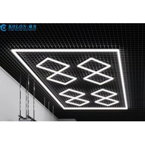 Hot Seller 6500K hexagonal garage led light ceiling light grid led light garage automotive led