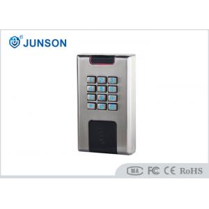 China Waterproof stand alone access control system With Wg26 Communication , Gold / silver color supplier
