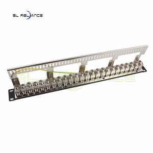 China 1U FTP Cat6a 24 Port Patch Panel Cabinet supplier