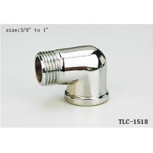 China TLC-1518 1/2-2Female Male brass elbow chrome plated NPT copper fittng water oil gas mixer matel plumping joint supplier