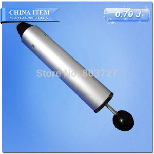 China IEC60068-2-75 0.70JエネルギーはIK05衝撃試験の器具の影響のハンマーをばね作動させました supplier