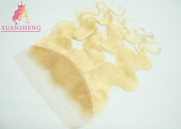Virgin 613 Blonde Hair Weave Body Wave Frontal No Shedding And No Tangle