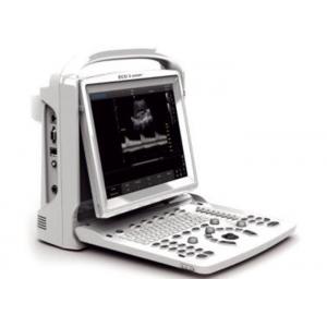 Black And White Mobile Ultrasound Scanner , Trolley Optional Portable Ultrasound Machine