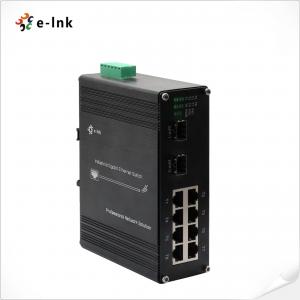 E-link 802.3at Gigabit POE Switch 8 Port SFP SC FC ST Optional