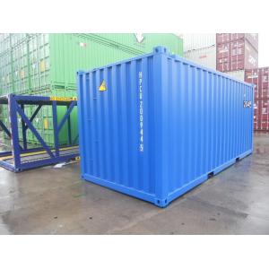China 20 Foot Steel Shipping Containers , DNV Standard Shipping Container Custom Color supplier