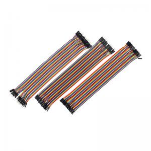 Copper PVC 10cm 20cm Breadboard Jumper Cable Male To Female