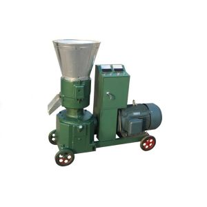 15kw Automatic lubricating Homemade Wood Pellet Machine For Rice Husk , Wheat Stalk