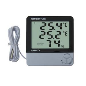 China Magnetic Back Indoor Digital Thermo Hygrometer With AAA Battery For Office supplier