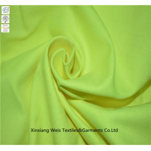 High Strength Anti Static Fabric / Safety Garment Green Flame Resistant Fabric