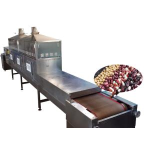 China Da máquina de secagem da esterilização da micro-ondas do equipamento da esterilização do alimento do feijão de soja controlado fácil supplier
