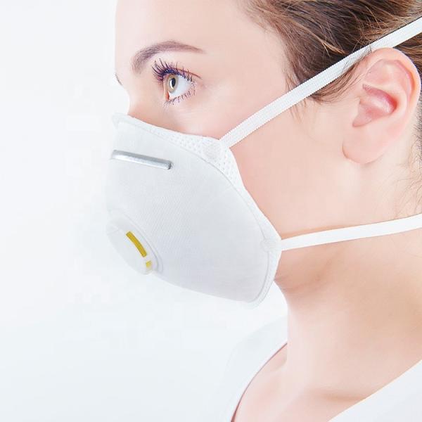 Lightweight Ffp2 Cup Mask Dual Point Attachment Provide Secure Seal