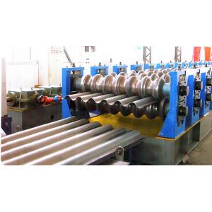 China Bunkers Corrugated Sheet Roll Forming Machine For Drainage Channels supplier