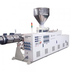 China Counter Rotating Parallel Twin Screw Extruder Plastic Extrusion Machine HYPS92/28 supplier