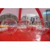 PVC Large Inflatable Swimming Pool , Huge Inflatable Circle Pool With Tent