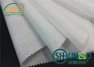 China Cupro Smooth Surface Spunlace Nonwoven Fabric / White Non Woven Fabric Raw Material on sale 