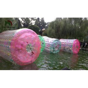 China Colorful Inflatable Water Toy , Human Size Inflatable Water Roller Ball supplier