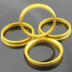 Super Thin Aliuminum CNC Custom Hub Centric Rings With Anodize Coatings OD73.0 ID65.1