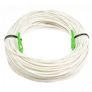 China G657B3 Anti - Bending Fiber Optical Cable Single Mode White Color With LSZH Material supplier