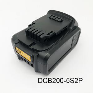 China Dewalt DCB200 Drill Lithium Battery , Replace 18V Power Tool Battery supplier