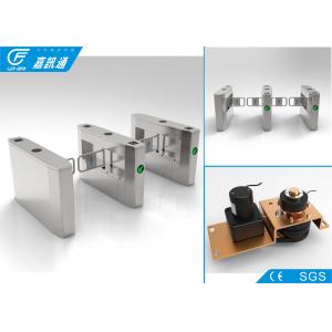 China Waist High Swing Gate Turnstile 304 Stainless Steel Bidirectional Direction supplier